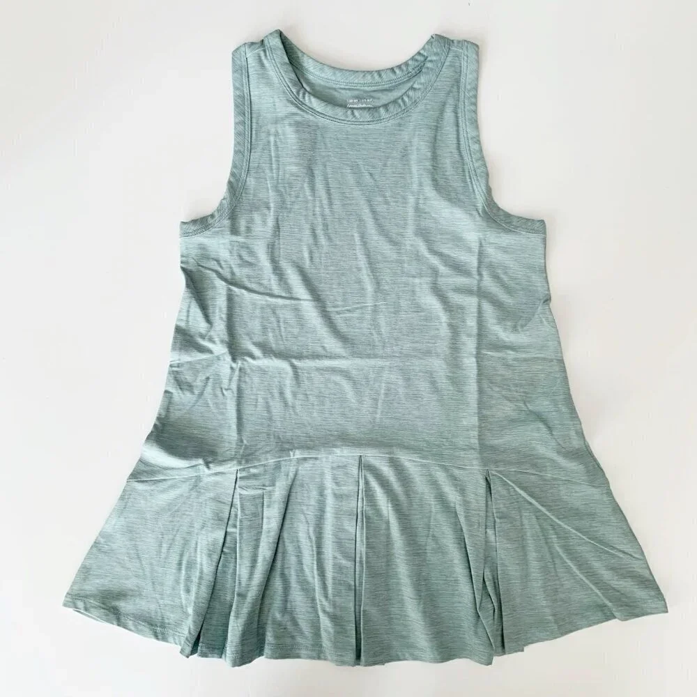 NEW Hanna Andersson Girl Active MadeForSun Solid Dress 6-7 years